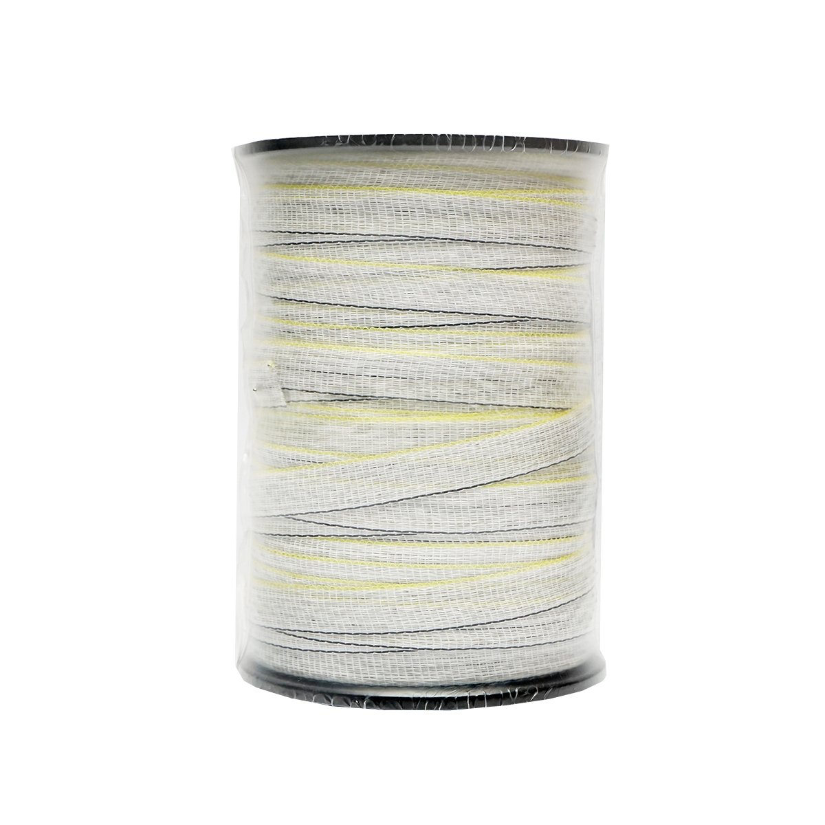Rola banda alb-galben-negru, latime 20mm 5x0.3mm SS lungime 200m gard electric Baisan